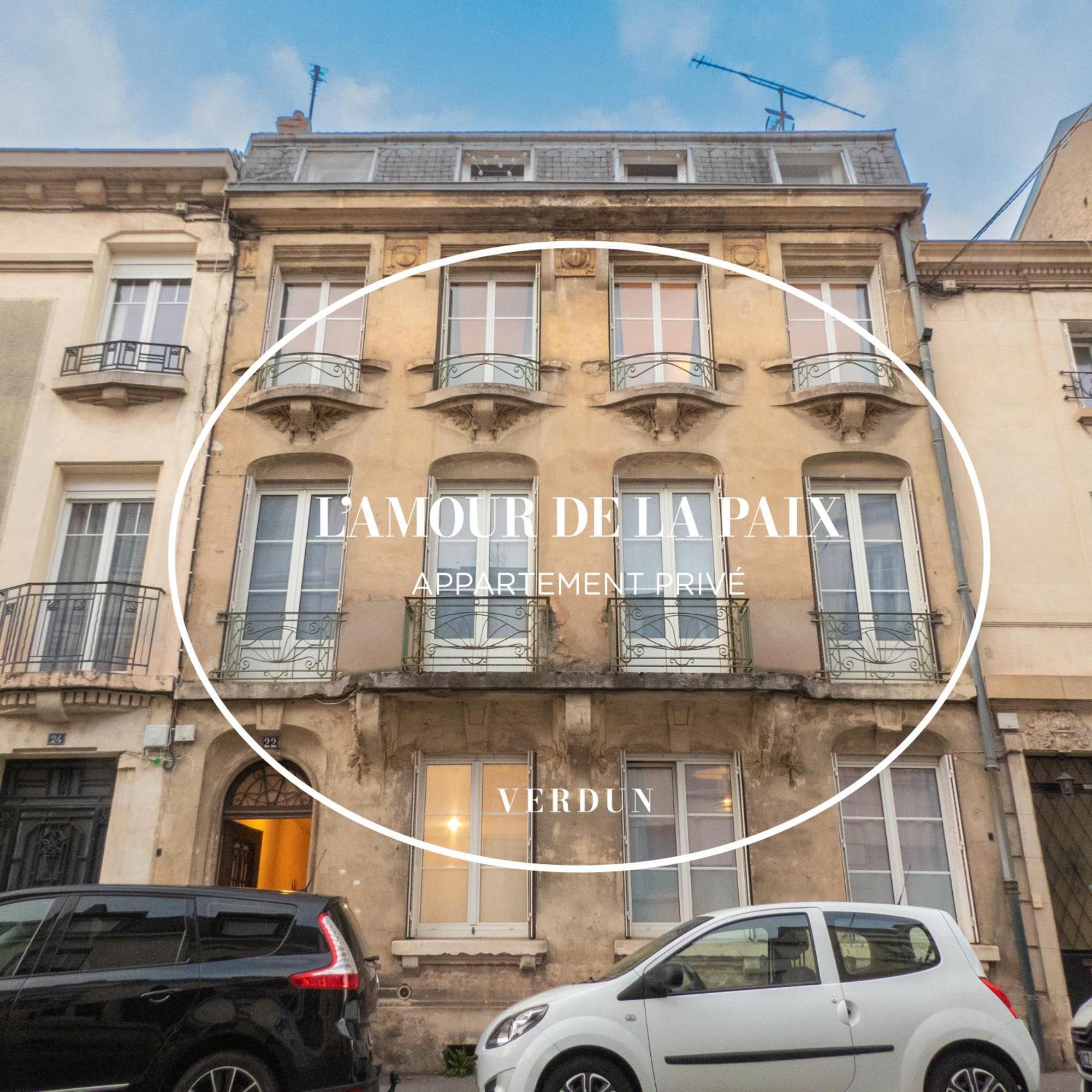 L'Amour De La Paix - Centre-Ville - Jardin - Proche Gare - Tv65"Primevideo - Ambiance Tres Chaleureuse - Parking Gratuit Sous-Video Surveillance Proche - Gere Par Presta-Zen'Services Verdun Extérieur photo